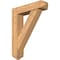 Ekena Millwork Traditional Arts and Crafts Smooth Bracket w/ Offset Brace, Western Red Cedar, 7 1/2"W x 32"D x 40"H BKT0806X32X40TRA03SWR - alternate 1